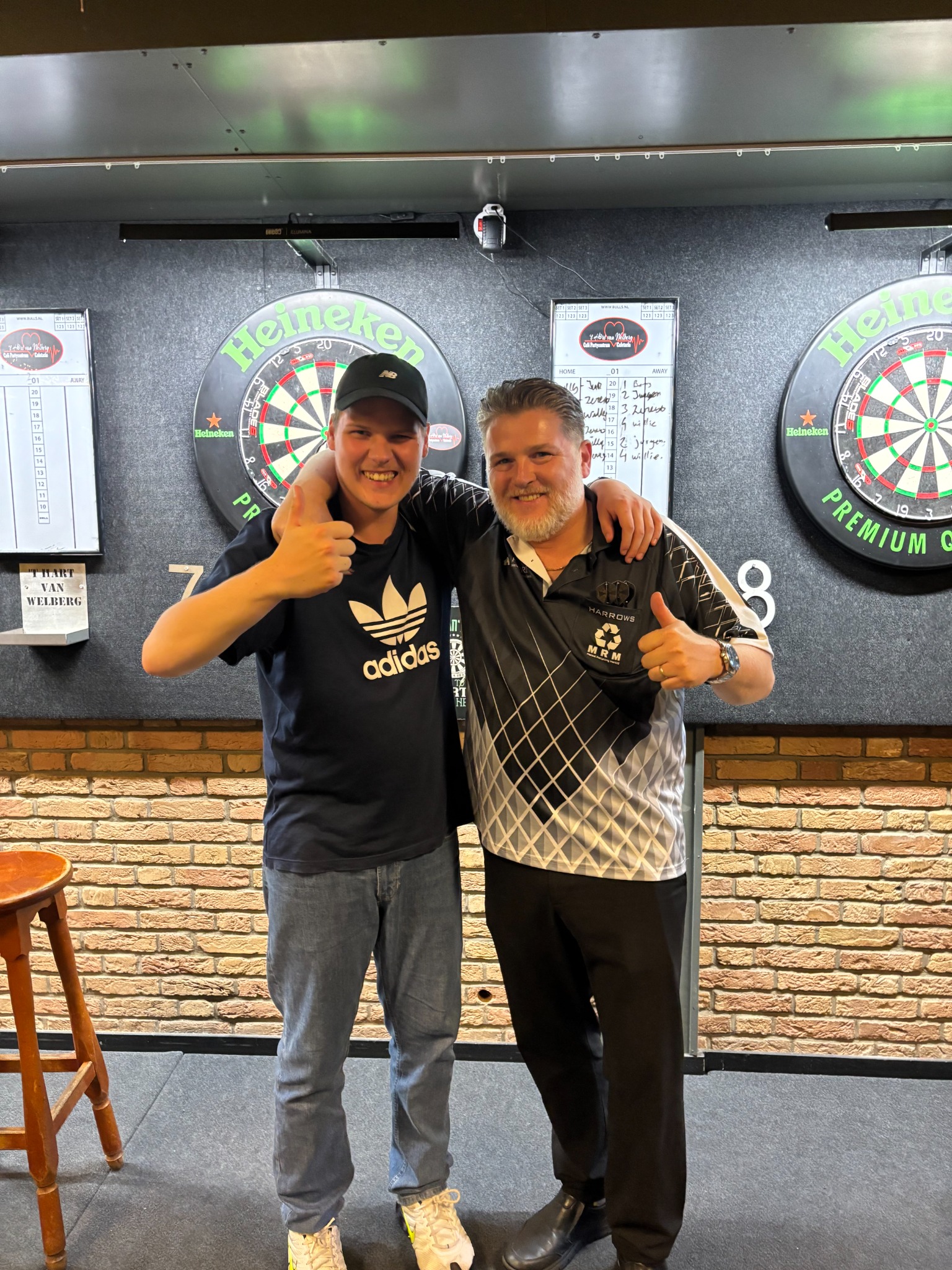 Tygo van der Schoor (links) en Patrick Nuijten (rechts).